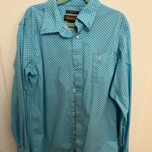 Boys Ariat Western shirt size lg 14/16